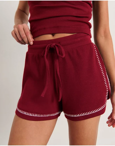 Jag - Celina Blanket Stitch Short