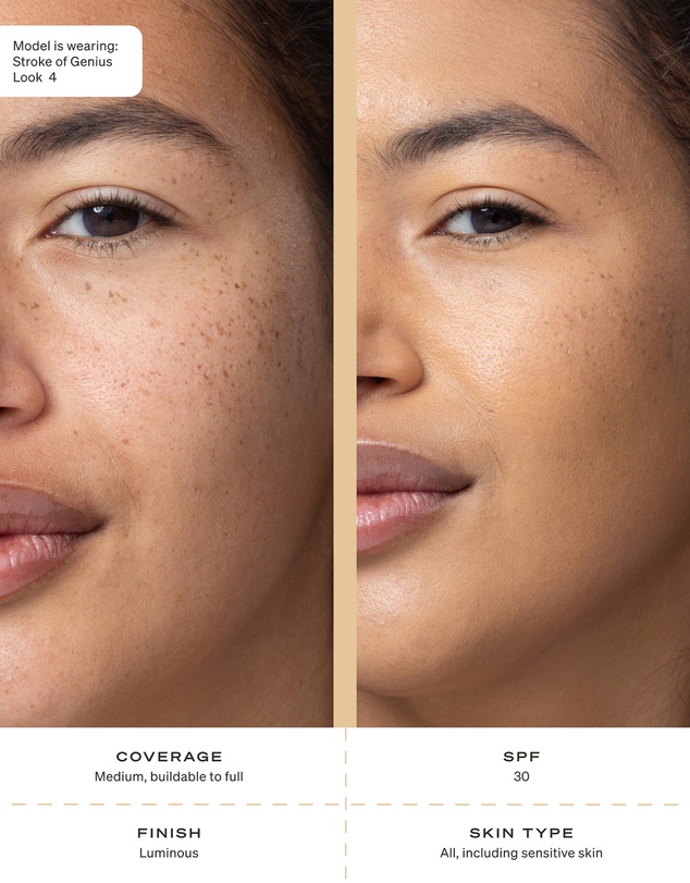 Napoleon Perdis - Stroke of Genius Liquid Cashmere Foundation SPF30 Look 4