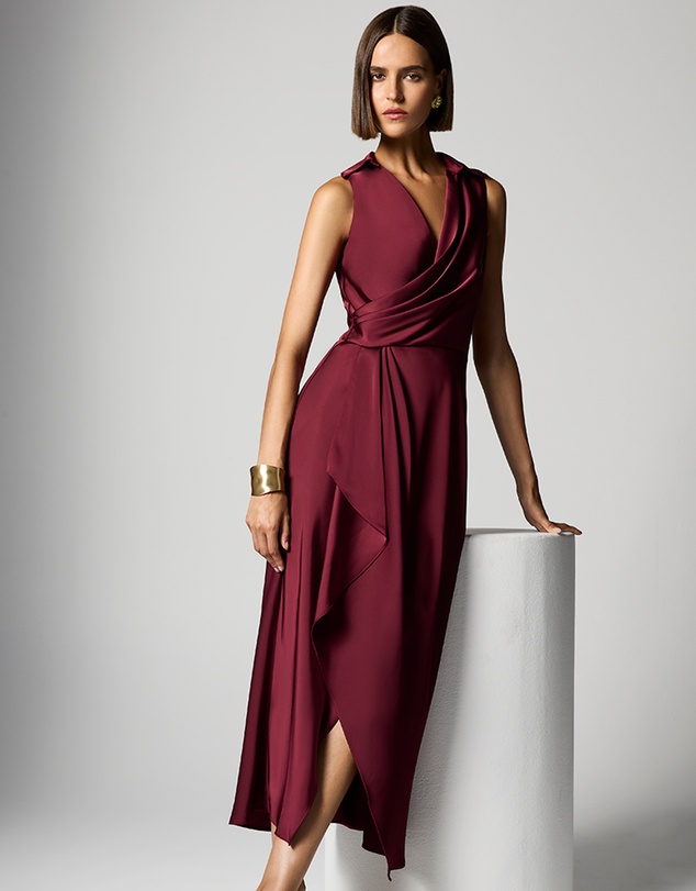 Montique - Elsie Satin Dress