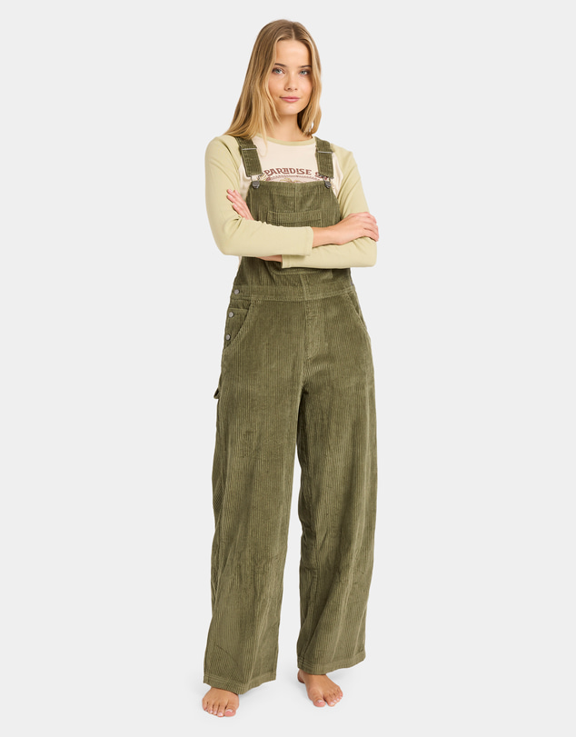 Billabong - Womens Vacay Cord Overall