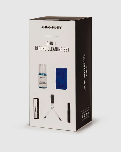 Crosley - Crosley 5 In 1 Record Cleaning Set