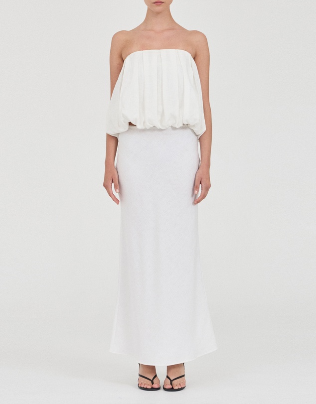 FRIEND of AUDREY - The Linen Bubble Top