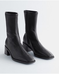 & Other Stories - Leather Sock Boots