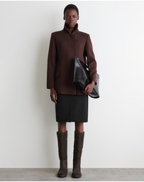 COS - Suede Riding Boots - Women's