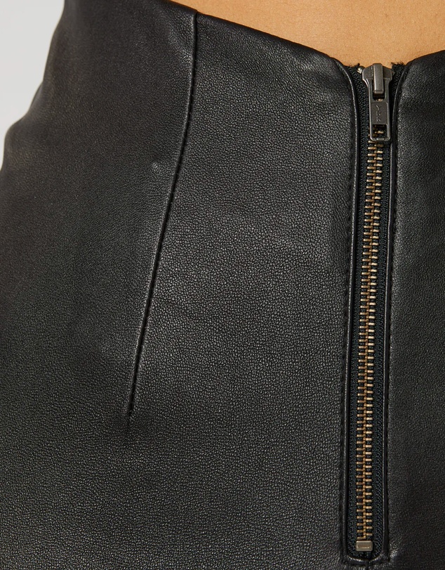 Winona - Panthera Zip Front Leather Pant