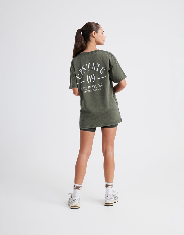 Upstate - Thrive Tee - Washed Ivy