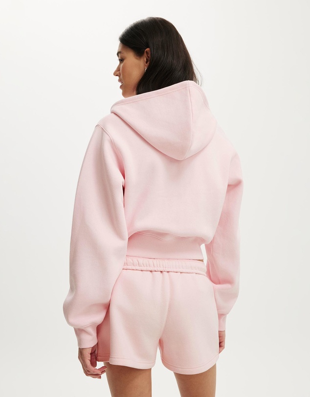 Cotton On Body Active - Plush Relaxed Zip Through Hoodie