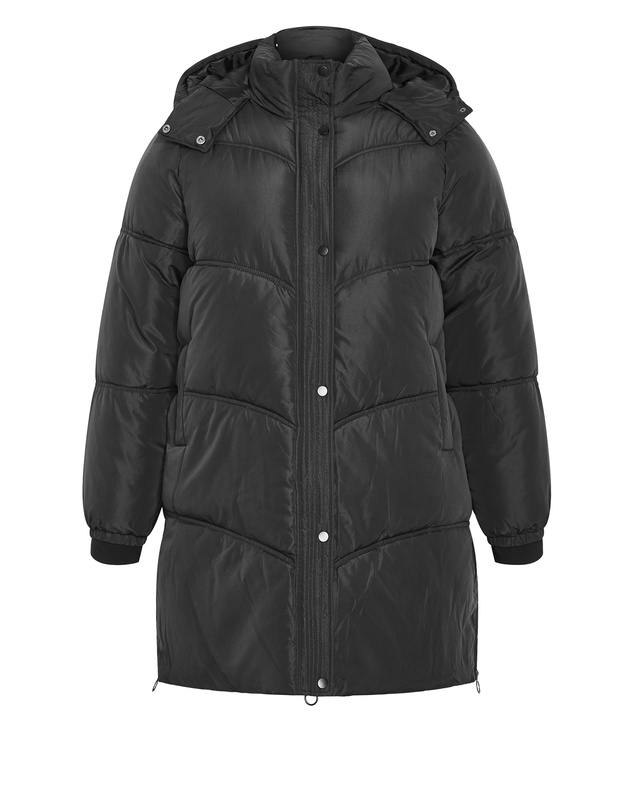 City Chic - Leah Longline Puffer Jacket