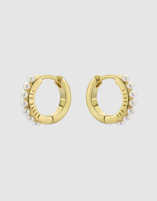 Ted Baker - Persia Pearl Huggie Earrings