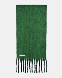 Morgan & Taylor - Cosette Chunky Two-Toned Scarf in Dark Green