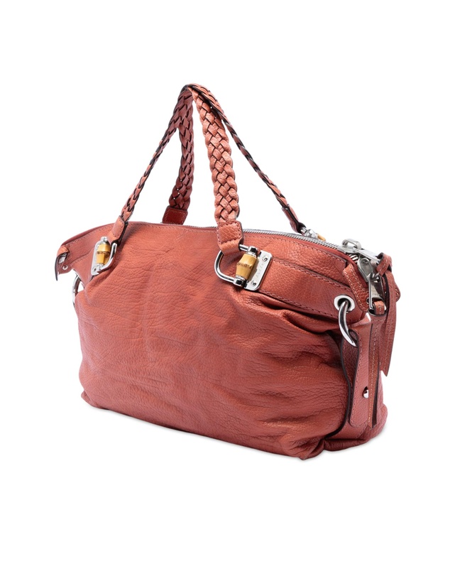 Pre-Loved by Azura Reborn - Pre-Loved Medium Leather Bamboo Bar Tote