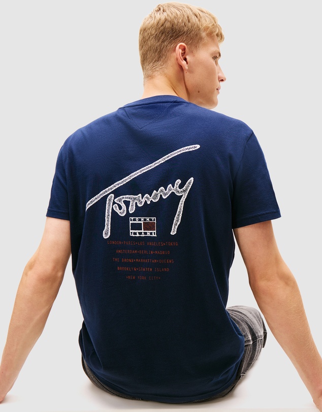 Tommy Jeans - Regular Sign Backprint SS T-Shirt