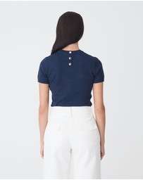 Forcast - Catherine Short Sleeve Knit