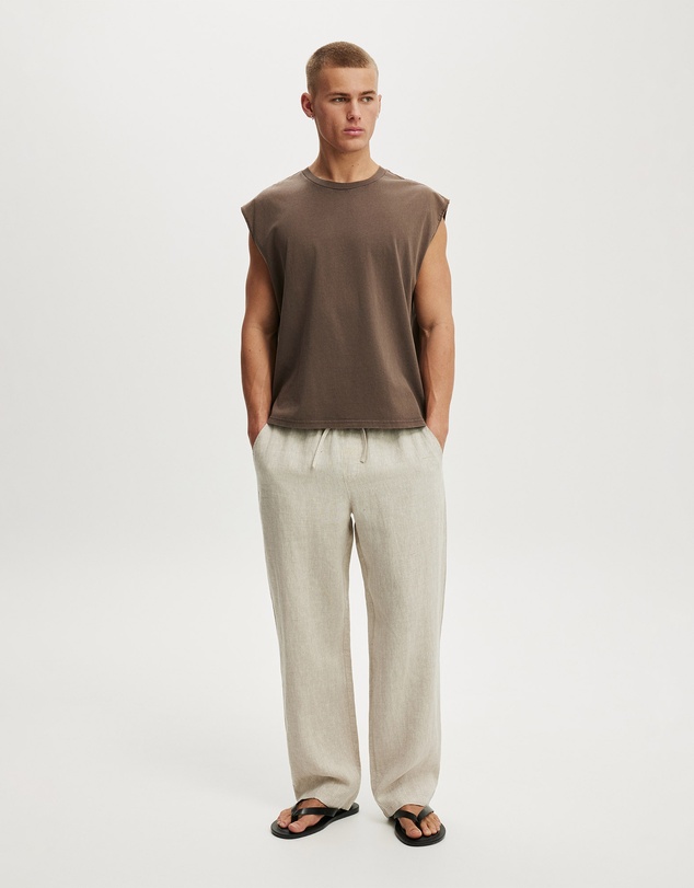 Cotton On - Baggy Linen Pant