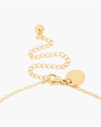 Lovisa - Waterproof Gold Plated Stainless Steel Puffy Heart Pendant Necklace