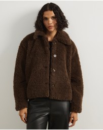 Atmos&Here - Marigold Shearling Jacket