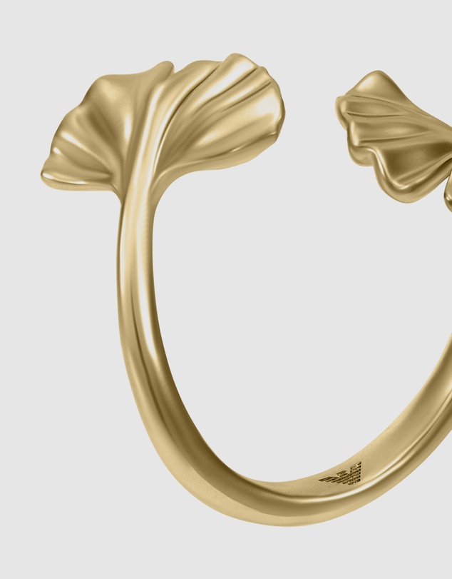 Emporio Armani - Gold tone Cocktail Ring