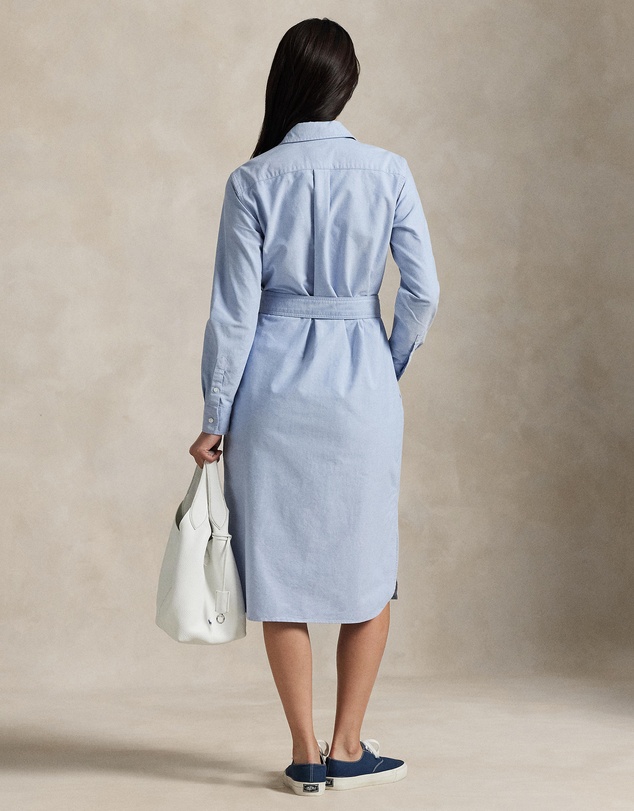 Polo Ralph Lauren - Belted Cotton Oxford Shirtdress