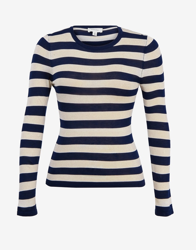 Forcast - Lana Stripe Knit Top