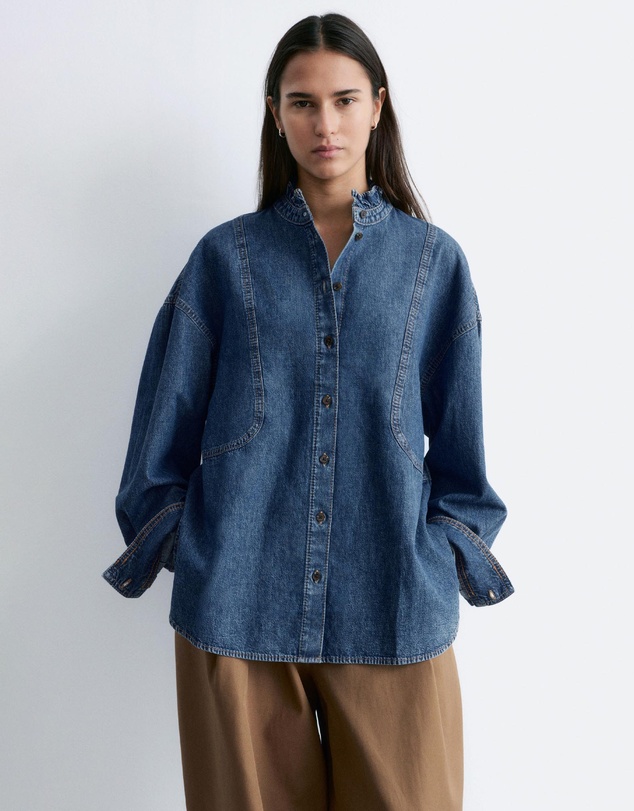 & Other Stories - Oversized Denim Blouse