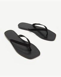 AERE - Suede Thong Sandals