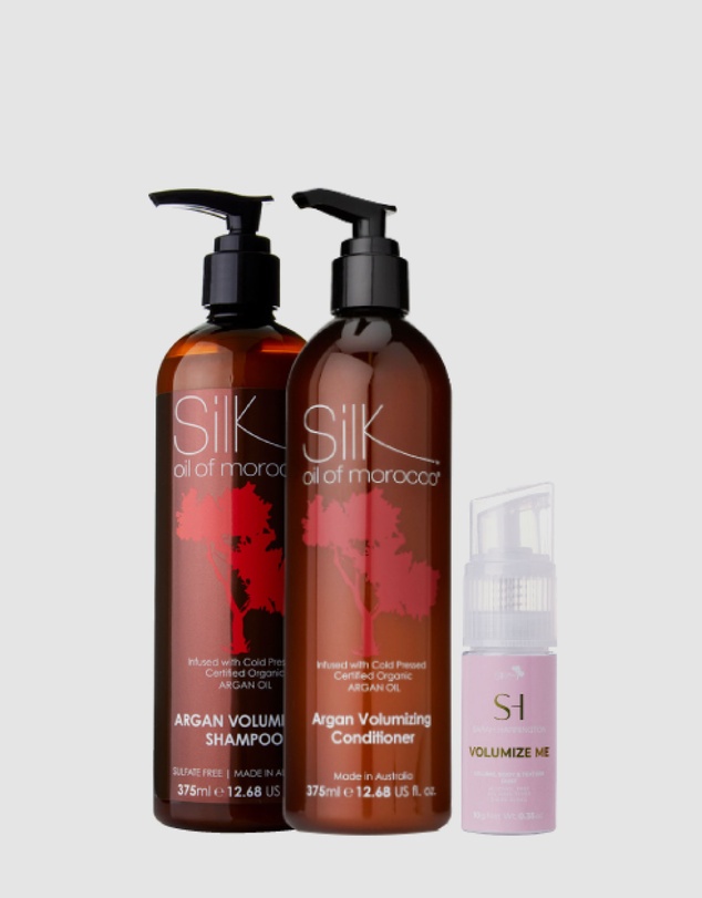 Silk Oil of Morocco - Sarah Harrington - Volumizing Must Have - Value Pack