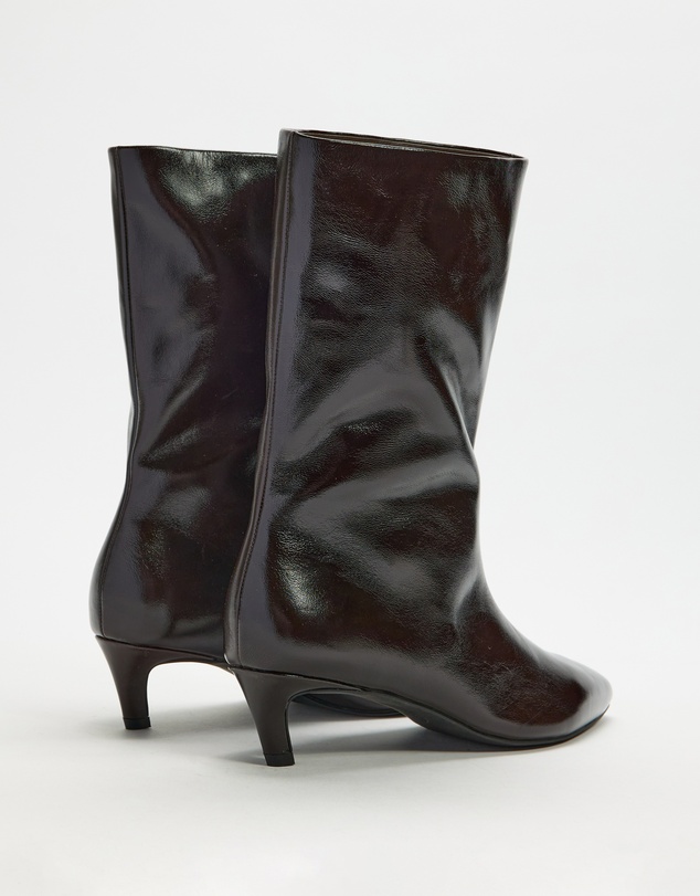 AERE - Nara Leather Heeled Boots