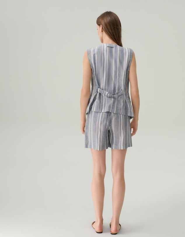 IDA+S - Cecilia Linen High Waisted Shorts