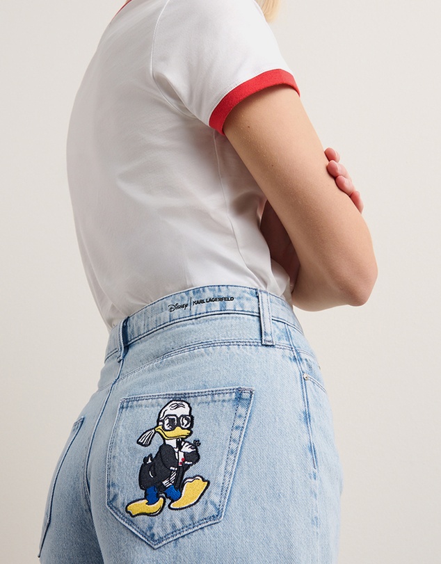 Karl Lagerfeld - KL x Disney Wide Leg Jeans