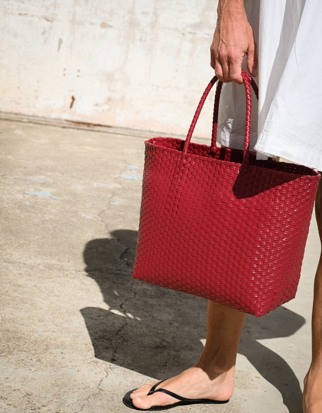 Mimmi Terra - Woven Eco Tote Amarena