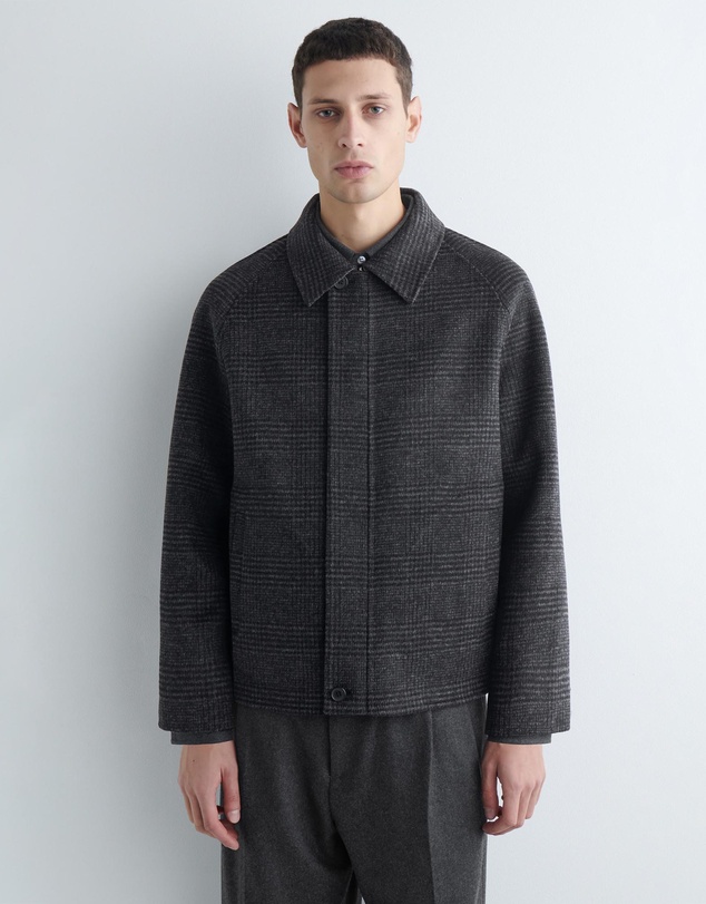 COS - Reversible Checked Herringbone Wool Jacket