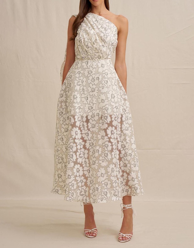 BY JOHNNY. - Serephina Floral Ankle Dress
