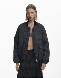 Desigual - Embroidered bomber jacket