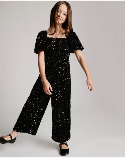Bardot Junior - Dion Sequin Jumpsuit - Kids-Teens