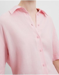 Country Road - Organically Grown Linen Short Sleeve Shirt