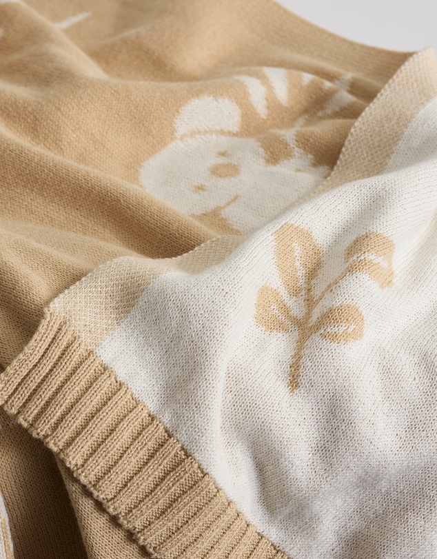 Living Textiles - Pram Knitted Blanket - Australiana