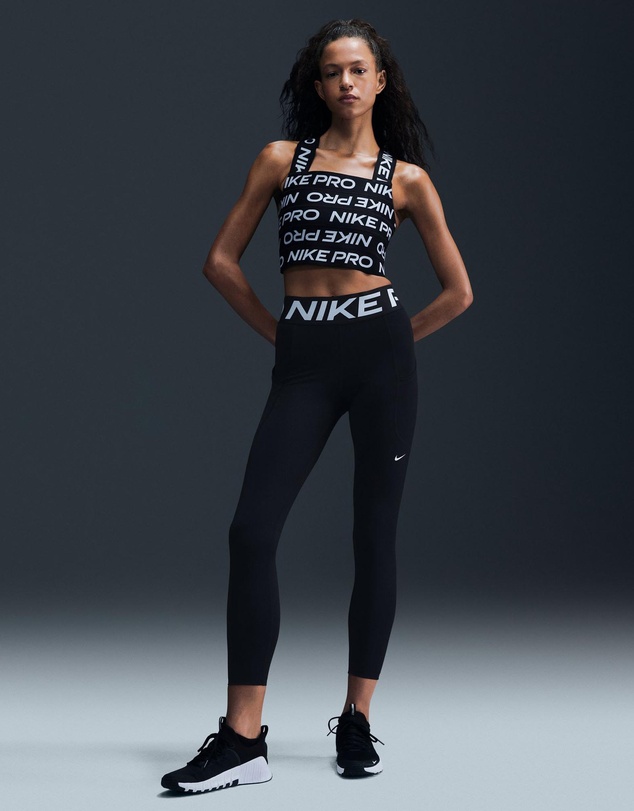 Nike - Pro Sculpt High-Waisted 7/8 Leggings with Pockets