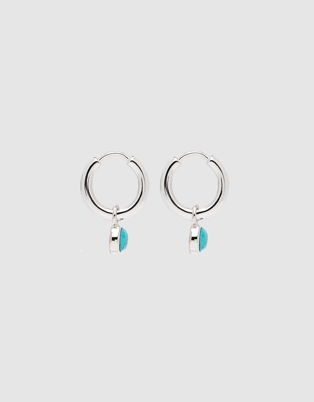 Najo - Heavenly Turquoise Silver Earring