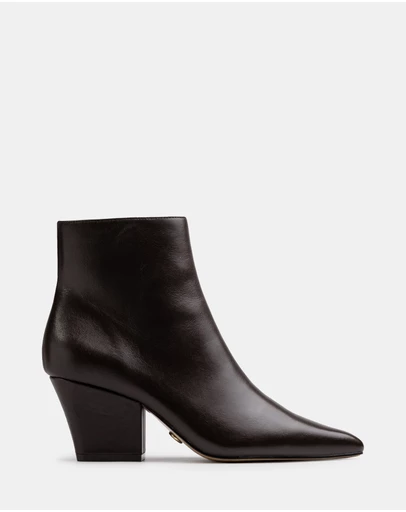 Wittner - Kloe Dark Brown Leather Ankle Boot