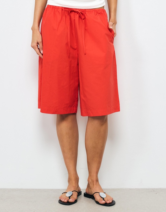 AERE - Kirra Poplin Bermuda Shorts