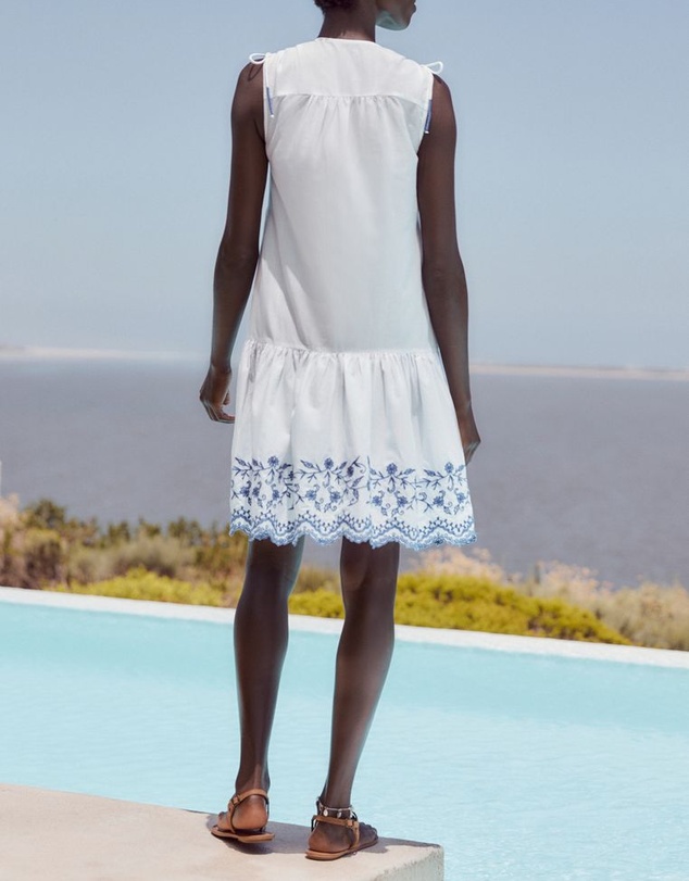NEXT - Embellished Hem Tiered Mini Dress