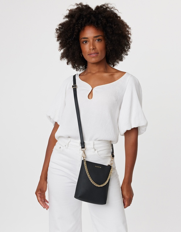 SABEN - Coco Leather Cross-body Bag