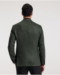 Calibre - Hopsack Wool Blazer Khaki