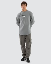 Nena & Pasadena - Crew Dual Curved Sweater