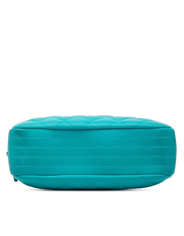 Pre-Loved by Azura Reborn - Pre-Loved Medium CC Quilted Rubberized Lambskin Coco Rain Camera Bag