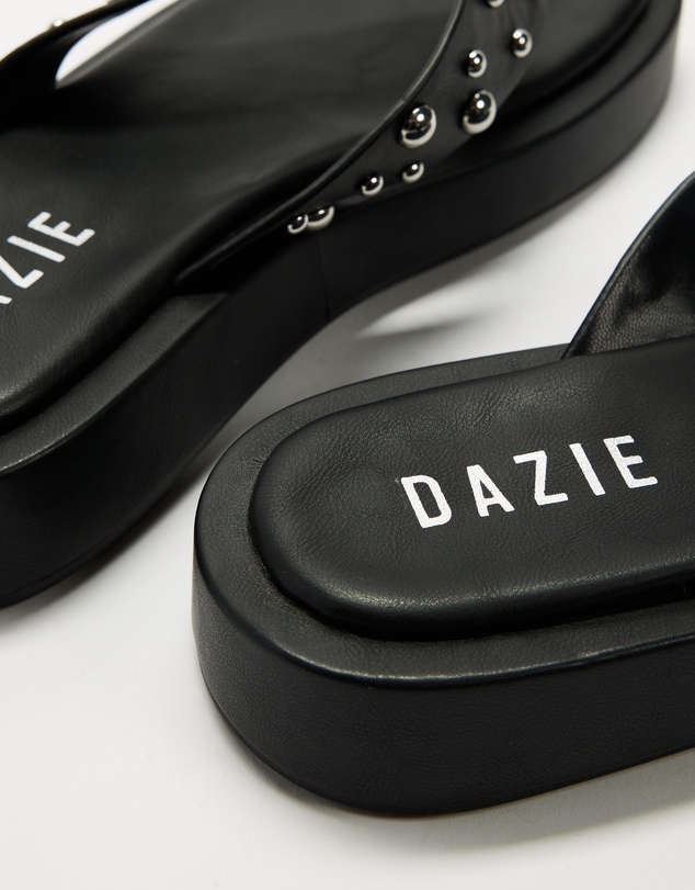 Dazie - Marie Studded Platform Sandals