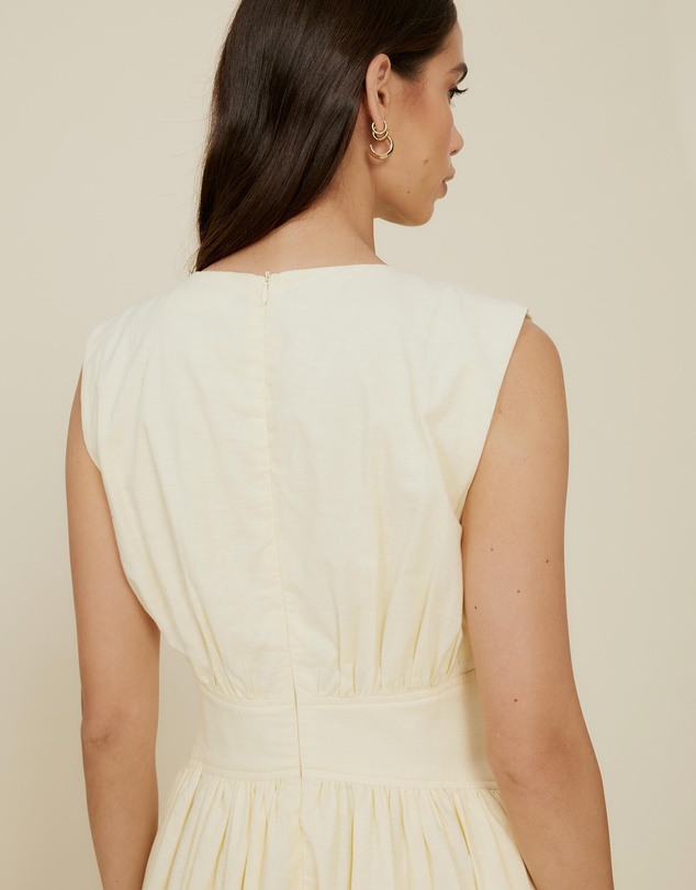 The Fated - Gallery Sleeveless Waisted Midi Dress