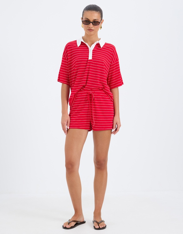 Calli - Estelle Stripe Mini Shorts