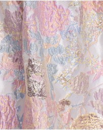 Petal & Pup - Betina Bow Front Maxi Dress - Pale Blue Floral