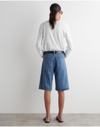 COS - Longline Denim Shorts